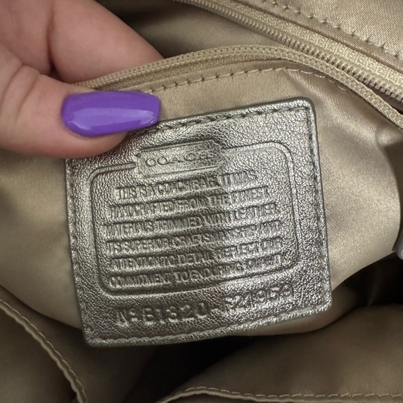 Coach Alexandra Python Straw Purse - Picture 10 of 10